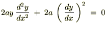 微分方程式,ロンスキ—行列式,ロンスキアン,行列式,定型数2階非同次微分方程式