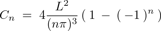 フーリエ積分定式数計算過程結果