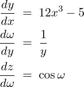 合成関数の微分方法