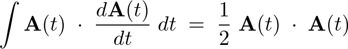 ベクトル積分公式