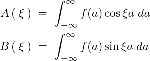 フーリエ積分公式