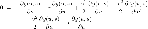 ブラックショールズモデル偏微分方程式
