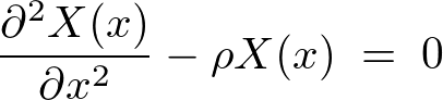 熱伝導方程式,変数分離形微分方程式