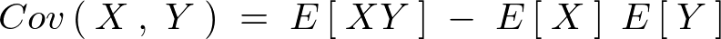 共分散X、Yの計算結果
